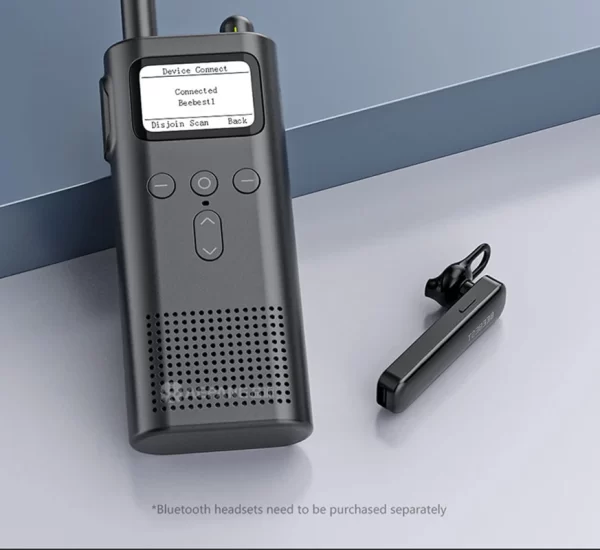 2025 new A218 Pro FM FRS GMRS uhf Ultra Mini Walkie Talkie 1.6-inch LCD VOX support APP writing bluetooth headphone for Xiaomi mijia wallkie talkie