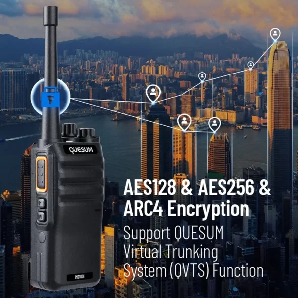 Quansheng MD100i Factory Direct Sale DMR Two-Way Radio IP67 Handheld GPS Wireless Digital Walkie Talkie with Multi-Function - Image 4