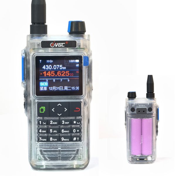 8 colors New VR-N76 Walkie Talkie Transparent GPS Positioning Waterproof Bluetooth APRS Function Ham Two Way Radio