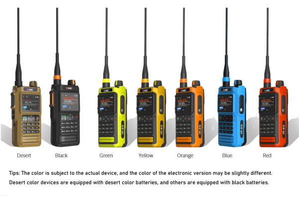 8 colors New VR-N76 Walkie Talkie Transparent GPS Positioning Waterproof Bluetooth APRS Function Ham Two Way Radio - Image 7