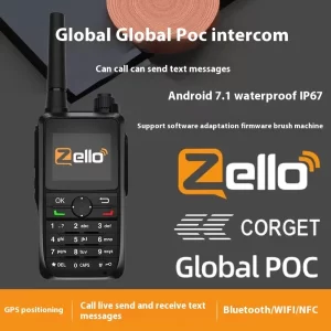 Zello Walkie Talkie POC Network Radio Waterproof ip67 Wifi BlueTooth GPS Long Range Two Way Radio Worldwide Talking