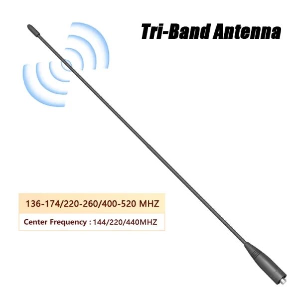 NA-320A Nagoya Soft flexible whip Antenna SMA-Female Original Tri-Band For Baofeng DM-1701A DM-32 QUANSHENG UV-K5 TYT-888 Radios - Image 3