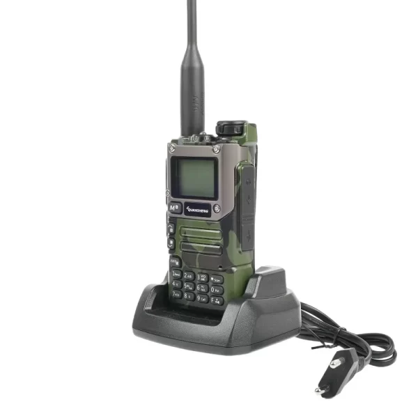 Quansheng K6 Army Green/Yellow UV-K5(8) Full Band Receiving Type C Charge Air Band DTMF Scrambler NOAA Channel - Image 5