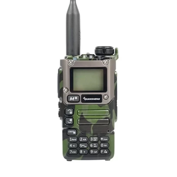 Quansheng K6 Army Green/Yellow UV-K5(8) Full Band Receiving Type C Charge Air Band DTMF Scrambler NOAA Channel