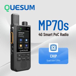 QUANSHENG MP70S 4G Smart Two-Way Radio Walkie Talkie Handheld Set 50km Wireless Communication for Communication Zello