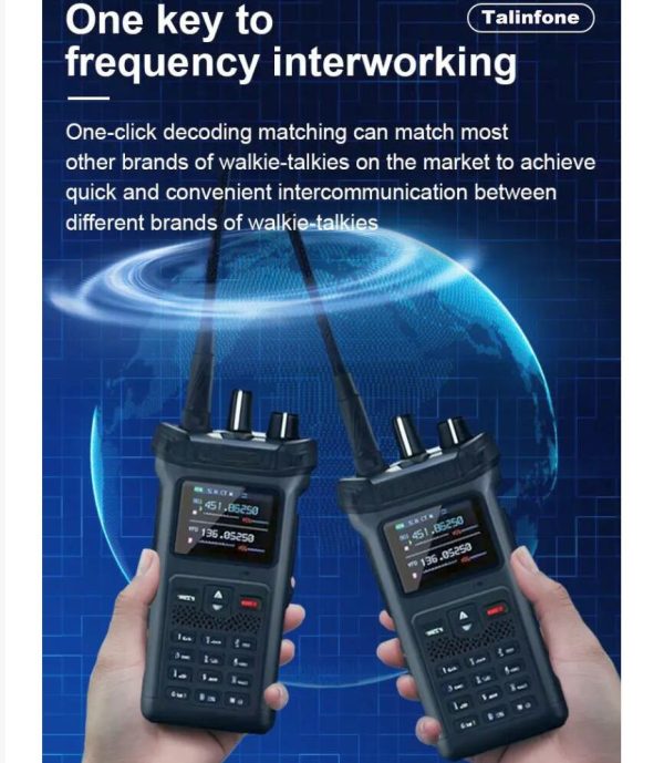 20W High Power Mulit-bands Handheld Analogue Radio Air Band NOAA One-click replication VHF UHF 199CHS 10800 Battery - Image 5