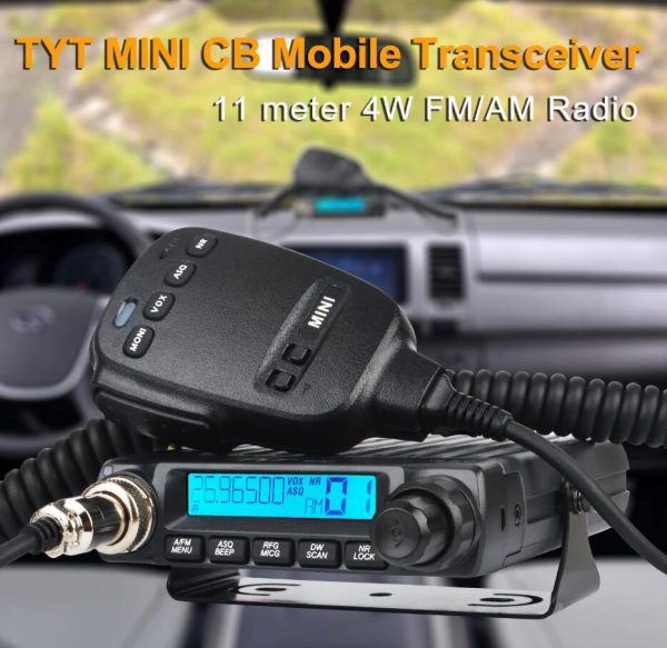 TYT European CB Mini Walkie Talkie FM/AM Citizen Band 11 Meters Car Radio 4W 40Channels 26.96500-27.40500MHz 27MHz Mobile Transceiver - Image 4