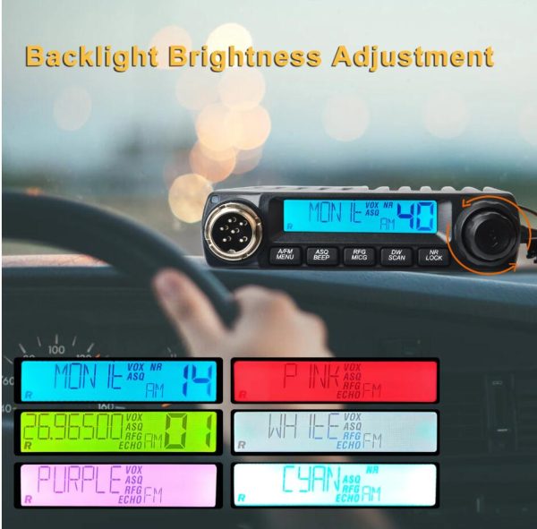 TYT European CB Mini Walkie Talkie FM/AM Citizen Band 11 Meters Car Radio 4W 40Channels 26.96500-27.40500MHz 27MHz Mobile Transceiver - Image 2