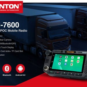 YANTON TM-7600 Professional PTT Radio 4G LTE 3G WCDMA GSM IP Network POC Mobile Car Radio Walkie Talkie With GPS