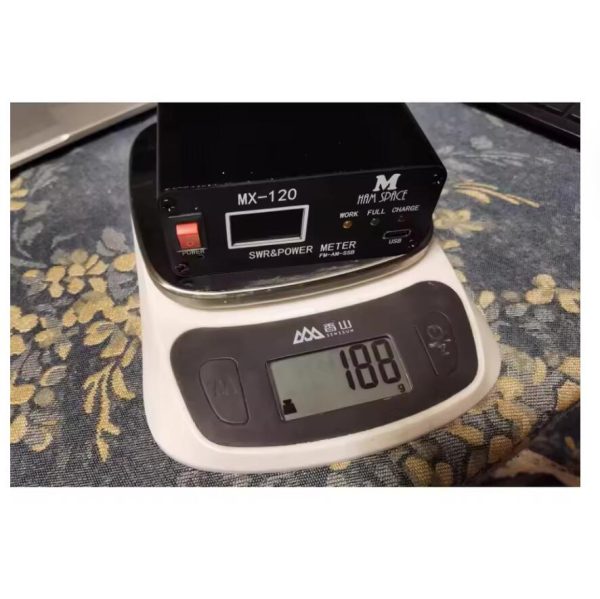 MX-120 1.8-50M 120W SWR & Power Meter FM-AM-SSB Rechargeable SWR Power Watt Meter with OLED Display - Image 5