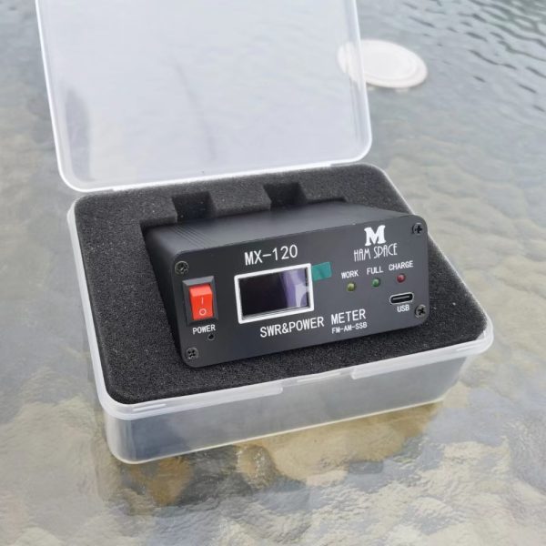 MX-120 1.8-50M 120W SWR & Power Meter FM-AM-SSB Rechargeable SWR Power Watt Meter with OLED Display - Image 6
