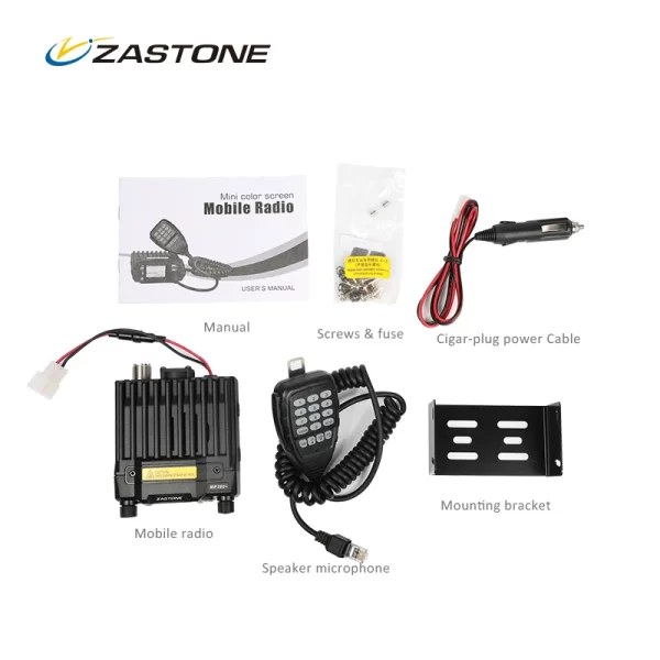ZASTONE Car Walkie Talkie HM Mp380+ CB Two Way radio UHF VHF Mobile Radio 25W Quad Display Dual Band Car Radio MiniZASTONE Car Walkie Talkie HM Mp380+ CB Two Way radio UHF VHF Mobile Radio 25W Quad Display Dual Band Car Radio Mini - Image 6