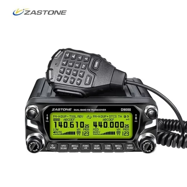 Zastone D9000 Bluetooth Microphone Car Mobile Radio Station 50W UHF/VHF 136-174/400-520MHz Two way radio Ham HF Transceiver - Image 2