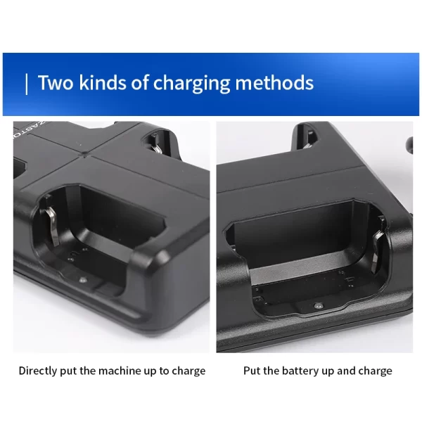 Zastone X6 Walkie Talkie Battery Multiple Charger Double Row Universal WLN KD-C1 KD-C2 Battery Walkie Talkie 6 in 1 Charger - Image 4