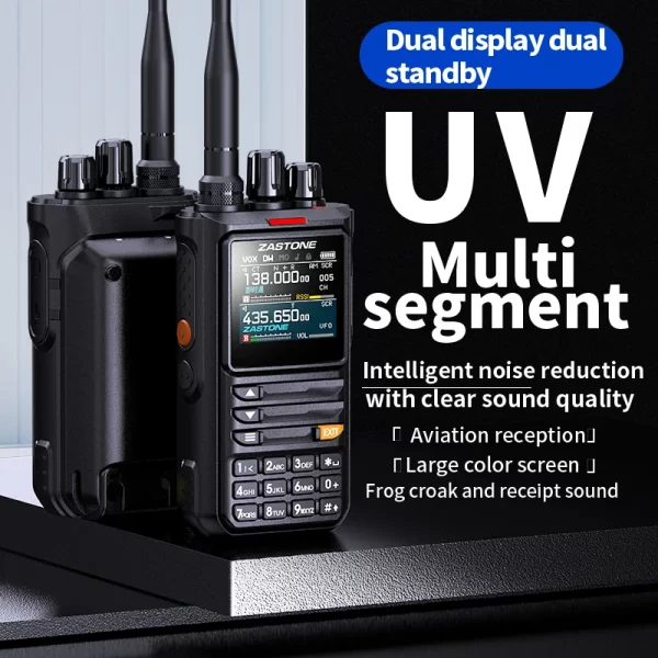 ZASTONE M8 10W Two Way Radio AM Air Aviation Band High Power Walkie-Talkie APP programming noise - Image 3