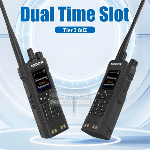 BAOFENG DM-32 DMR Digital Walkie Talkie With Belt Clip Hoster GPS APRS Dual Mode Analog TDMA Dual Time Slot AES256 Two Way Radio - Image 4