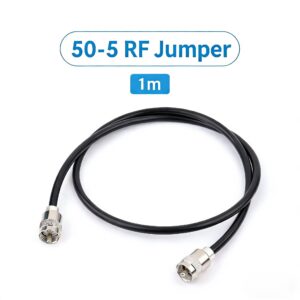 Premium 50-5 (5D-FB) RF Coaxial Jumper Cable – M Male to M Male (1 Meter)
