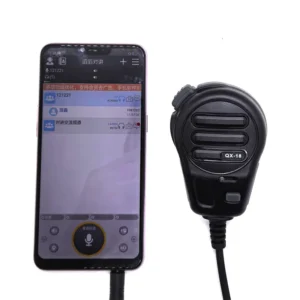 3.5mm PTT Shoulder Speaker Mic for Zello App - Mobile Phone Only