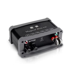 Touch Automatic CW Key Magical Box - Rechargeable Ham Radio CW Key with Side Tone, USB Hub I/O & Long Range Online Automatic Sending