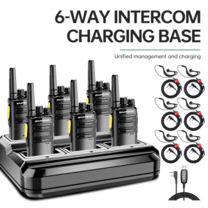 With SIX WAYS Charger Baofeng BD-V12B / BF-V12D GMSK Digital Walkie Talkie | UHF Encrypted Call, Noise Reduction, HD Audio & Type-C Charging
