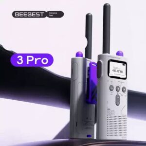 BEEBEST 3 Pro Outdoor Walkie‑Talkie | 5W Power | Bluetooth App Programming | USB Type‑C