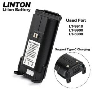 LINTON LT-9910 LT-9900 LT-5900 Battery 2800mAh Can Type-C Charging Li-ion