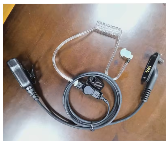 Multi-Pin Screw-In Acoustic Tube Headset Compatible with Vertex VX-820 VX-824 VX-920 VX-924 VXD-720