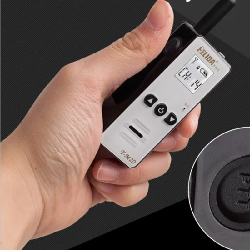 Mini Size T‑M2D Walkie‑Talkie, 128 Channels 400‑520MHz Two Way Handheld Radio
