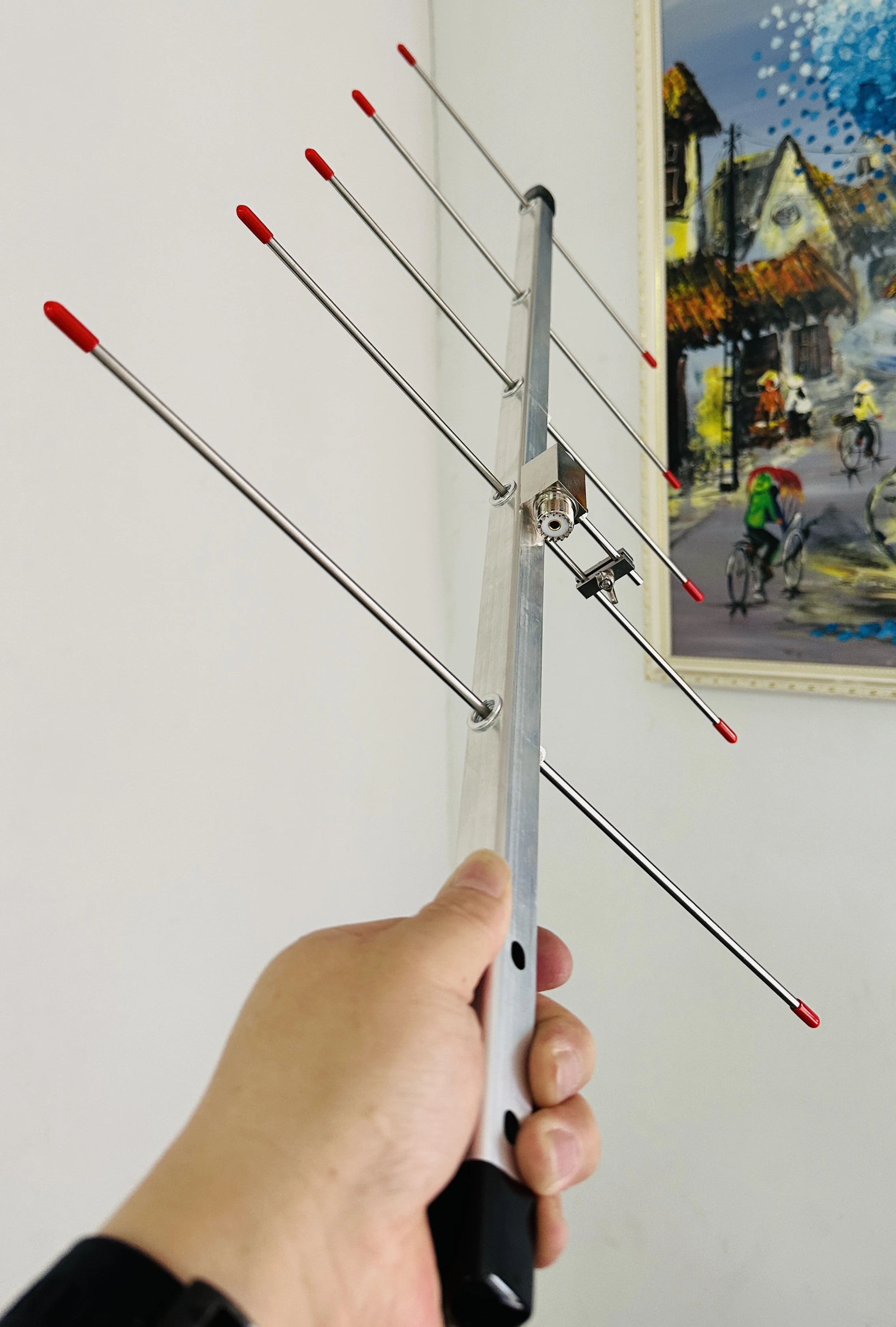 Detachable Portable 5 Elements UHF Yagi High Gain Antenna 420‑450MHz Directional Aerial for HAM Operators - Image 3