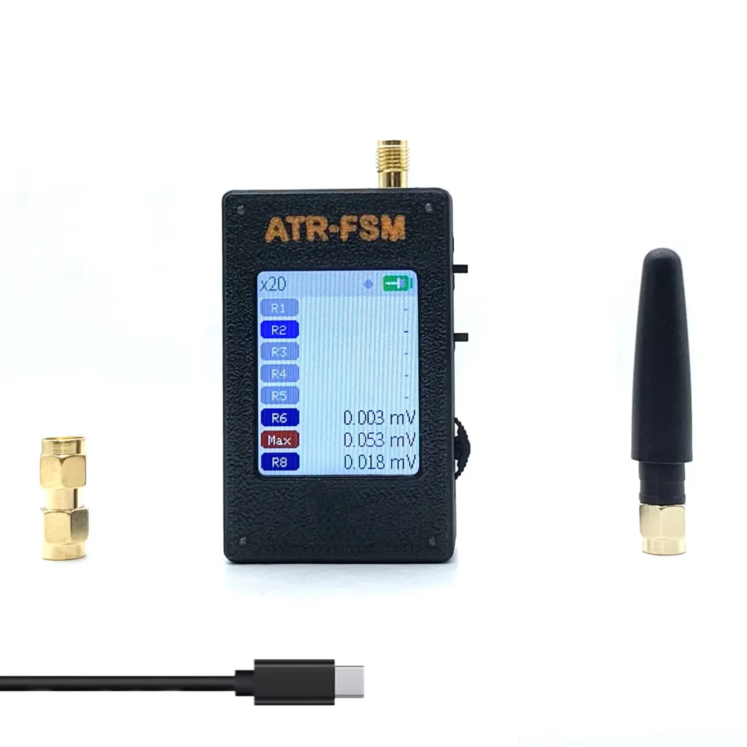 ATR-FSM Portable Field Strength Meter 0.5MHz-5GHz +50dBm~-70dBm Gain Switchable RF Signal Detector - Image 2
