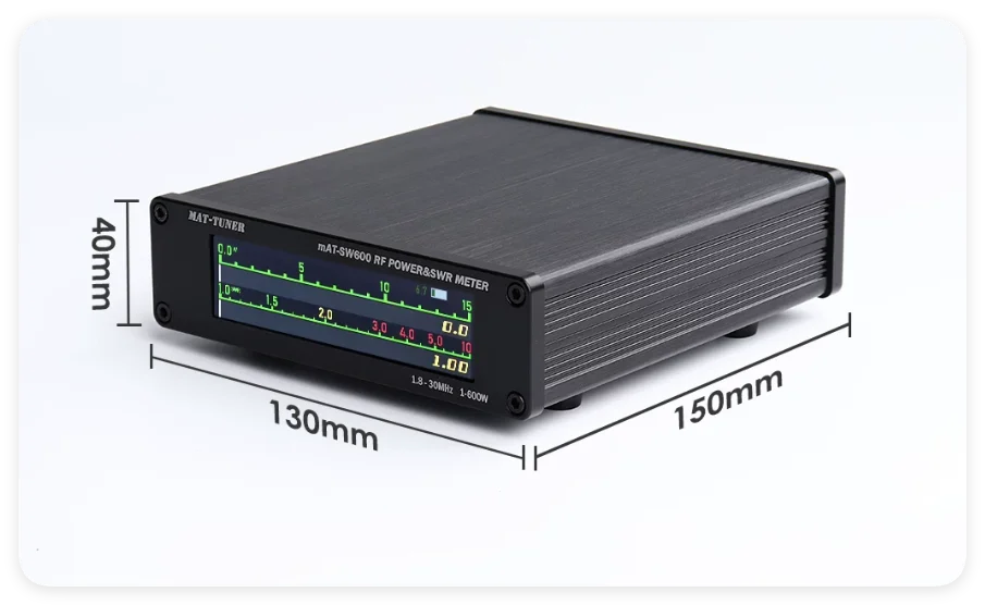 Official MAT-SW600 Digital SWR & Wattmeter 600W 1.8-30MHz HF Shortwave Precision Meter - Free Shipping - Image 6